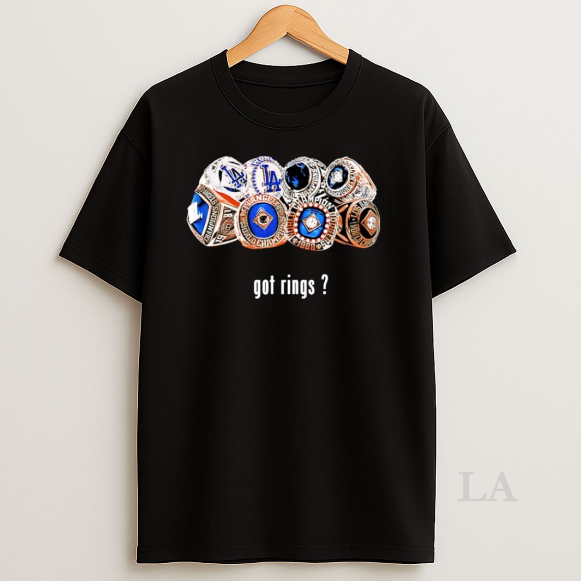 Original Got Rings 9 Time Los Angeles Dodgers Baseball Back To Back 2025 World Series Shirt