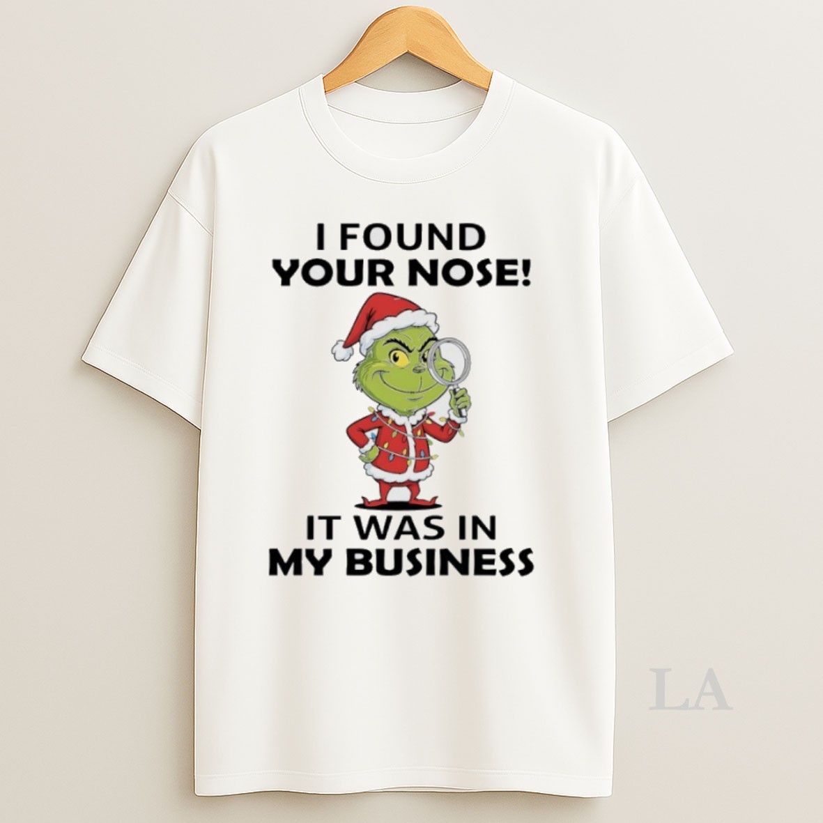 Original Grinch Christmas I Found Your Nose It Was In My Business Shirt