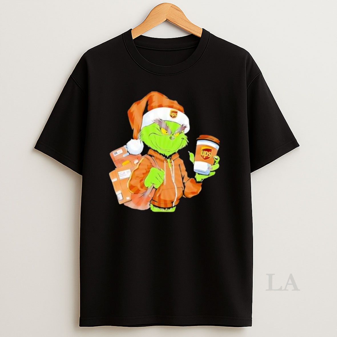 Original Grinch Delivering Ups Merry Christmas Shirt