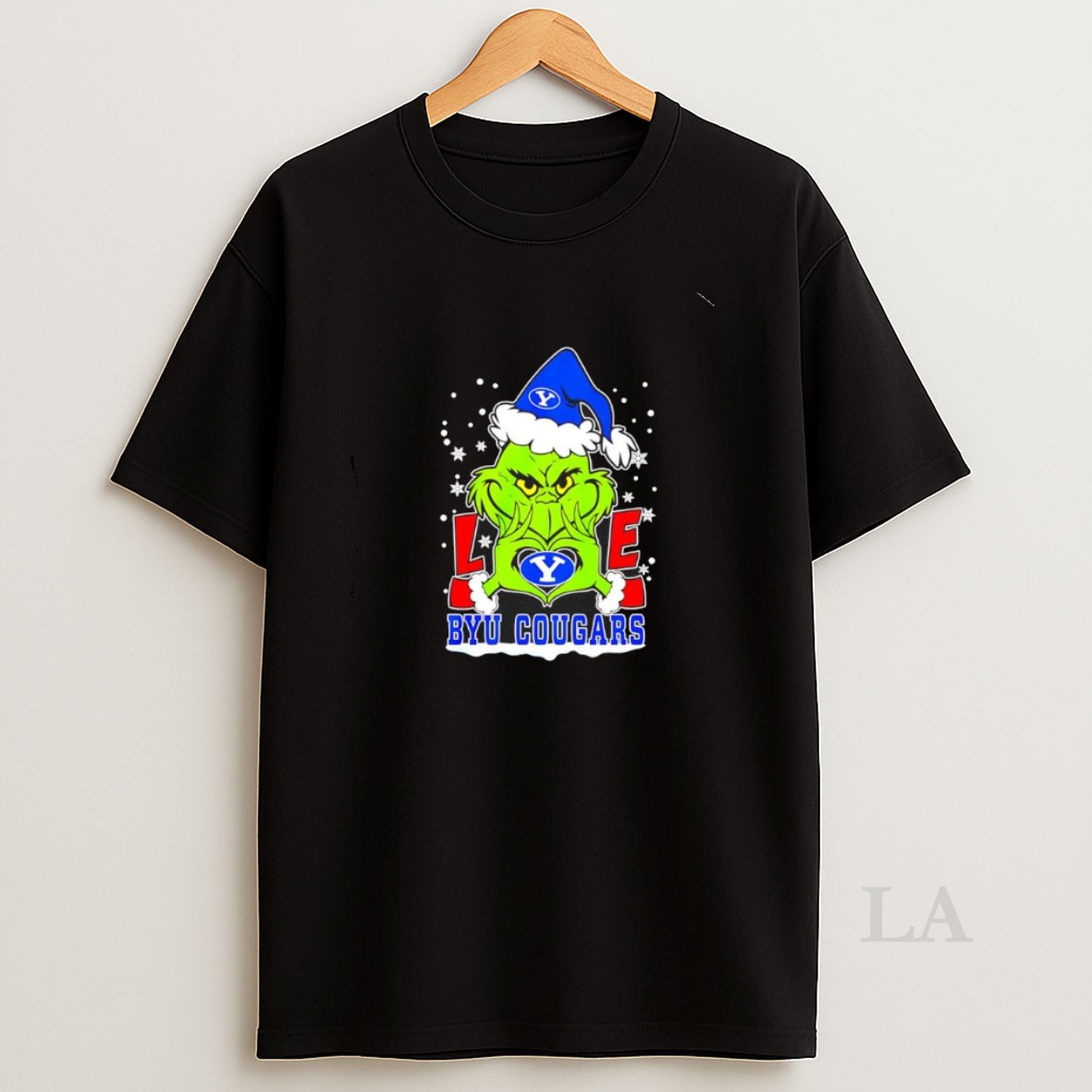 Original Grinch Love Byu Cougars Christmas 25 Shirt