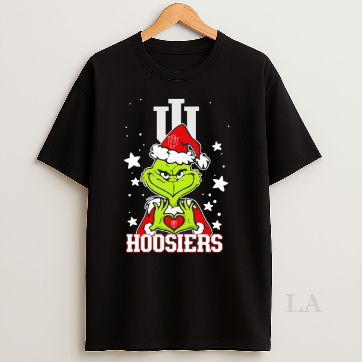 Original Grinch Love Indiana Hoosiers Christmas 25 Shirt