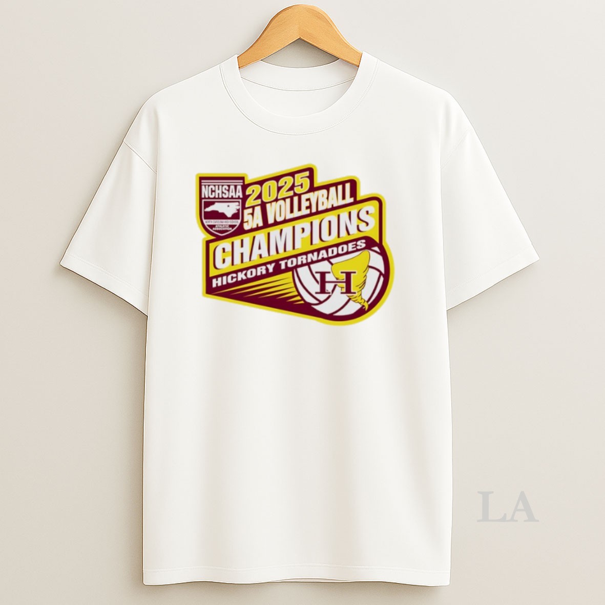 Original Hickory Tornadoes 2025 Nchsaa 5a Volleyball Champions Shirt
