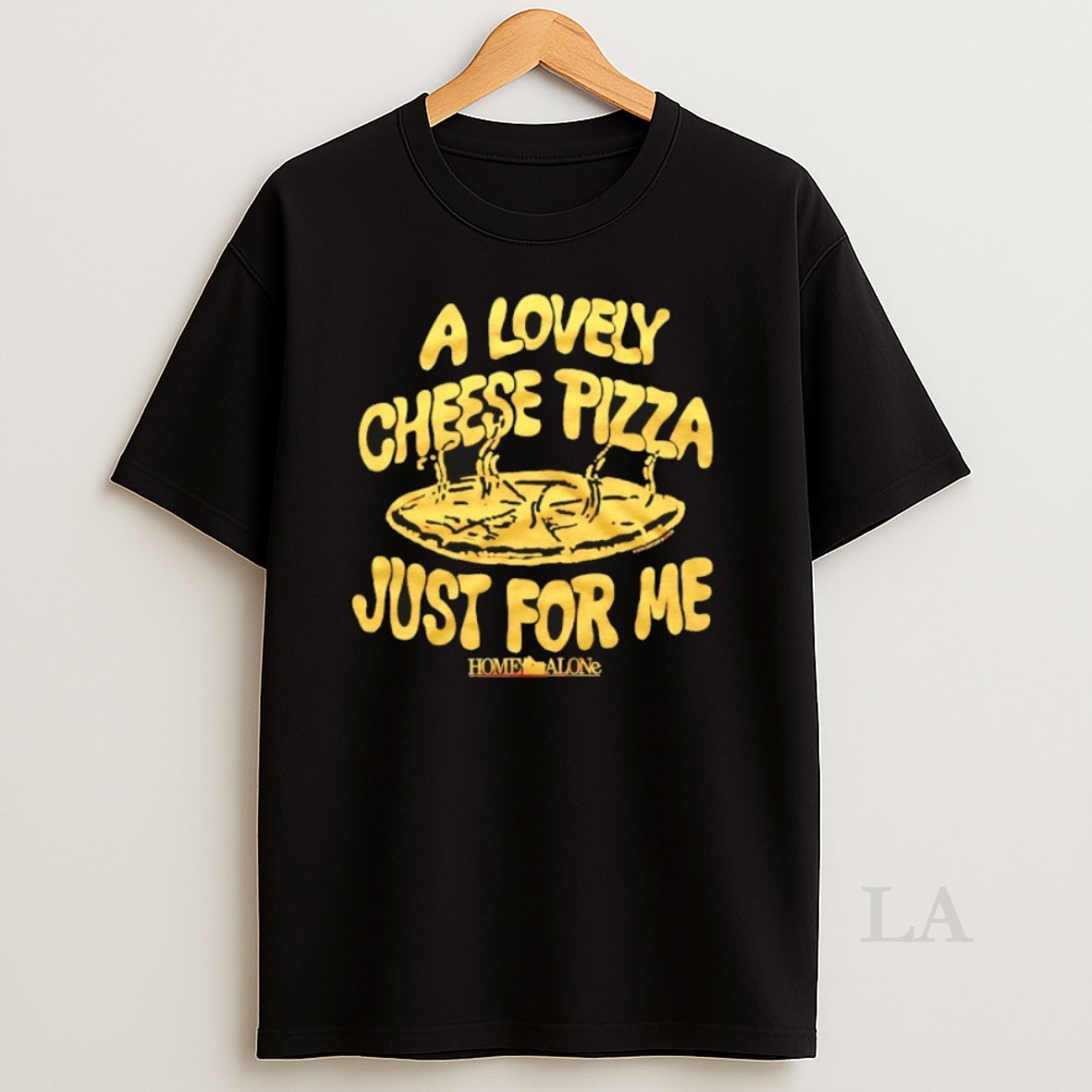 Original Home Alone Cheese Pizza Just For Me Christmas Shirt
