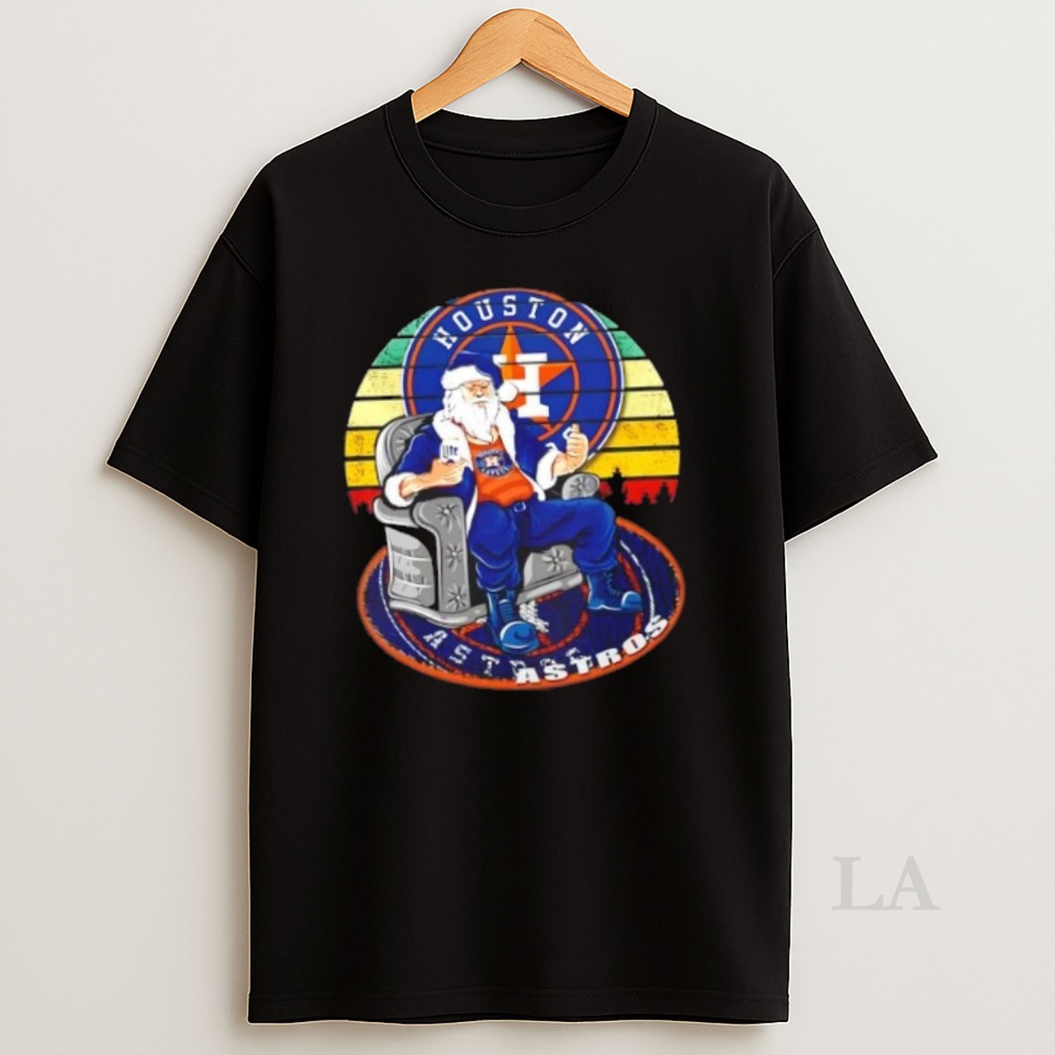 Original Houston Astros X Santa Claus Christmas Vintage Shirt
