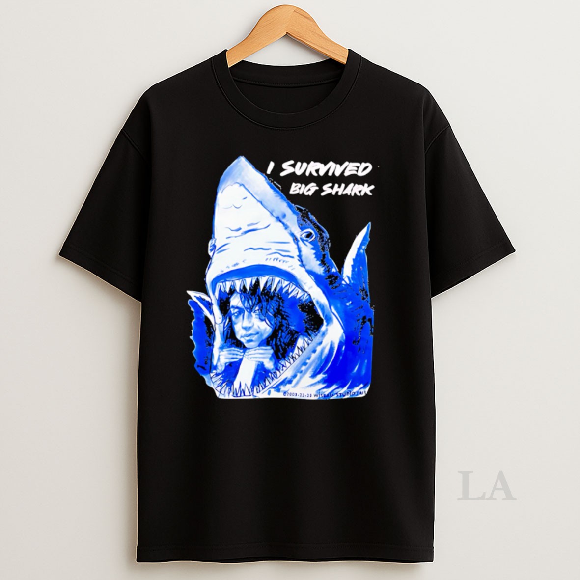 Original I Survived Big Shark Tommy Wiseau Shirt