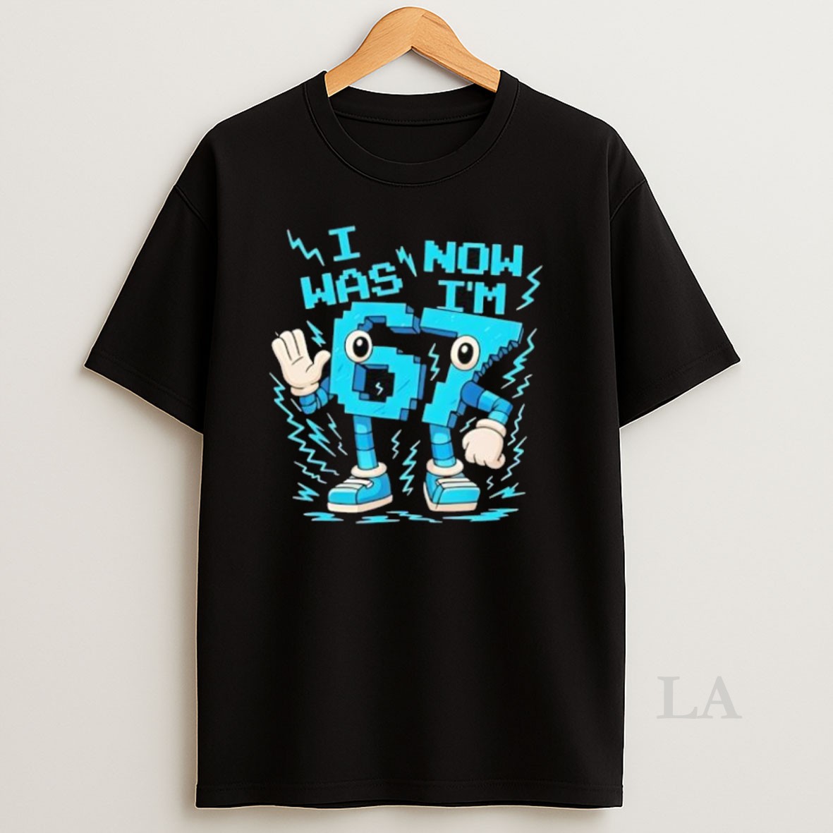 Original I Was 6 Now Im 7 67 Brainrot Meme Shirt