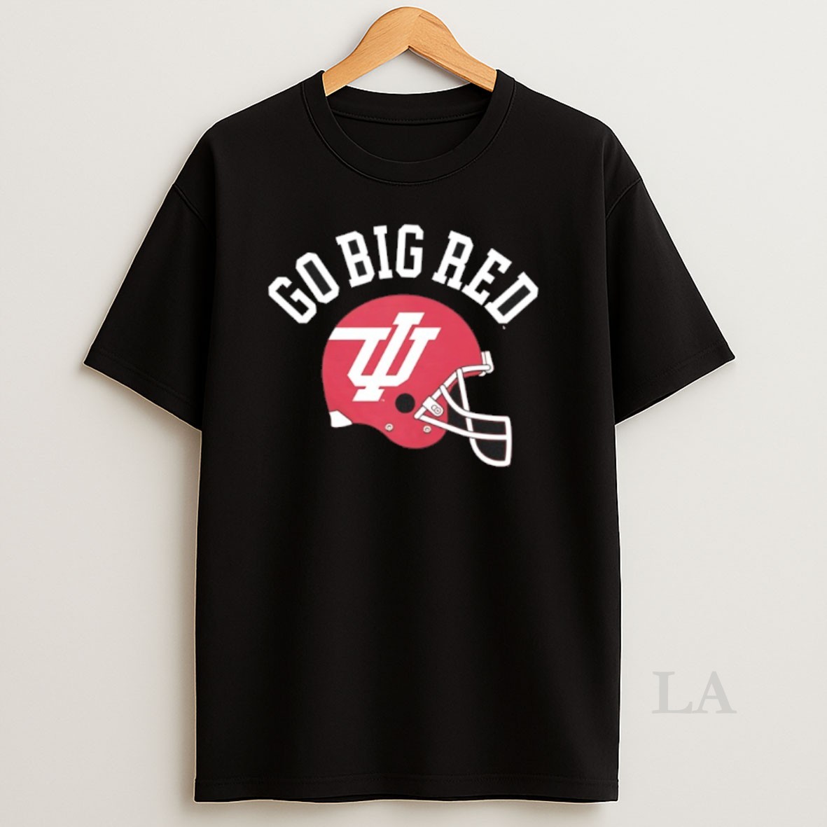 Original Indiana Hoosiers Go Big Red Flying Iu Helmet Shirt