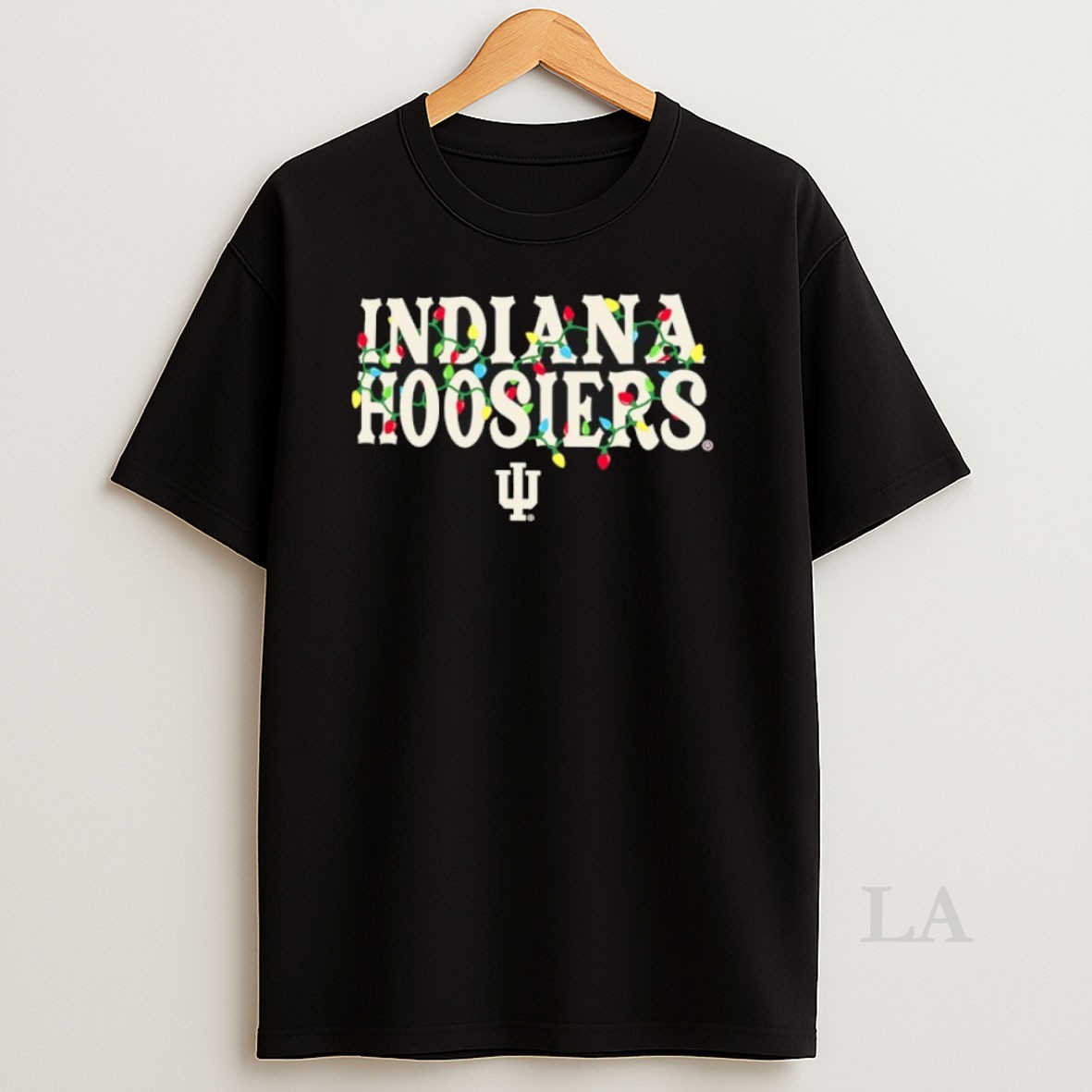 Original Indiana Hoosiers String Lights Christmas Shirt