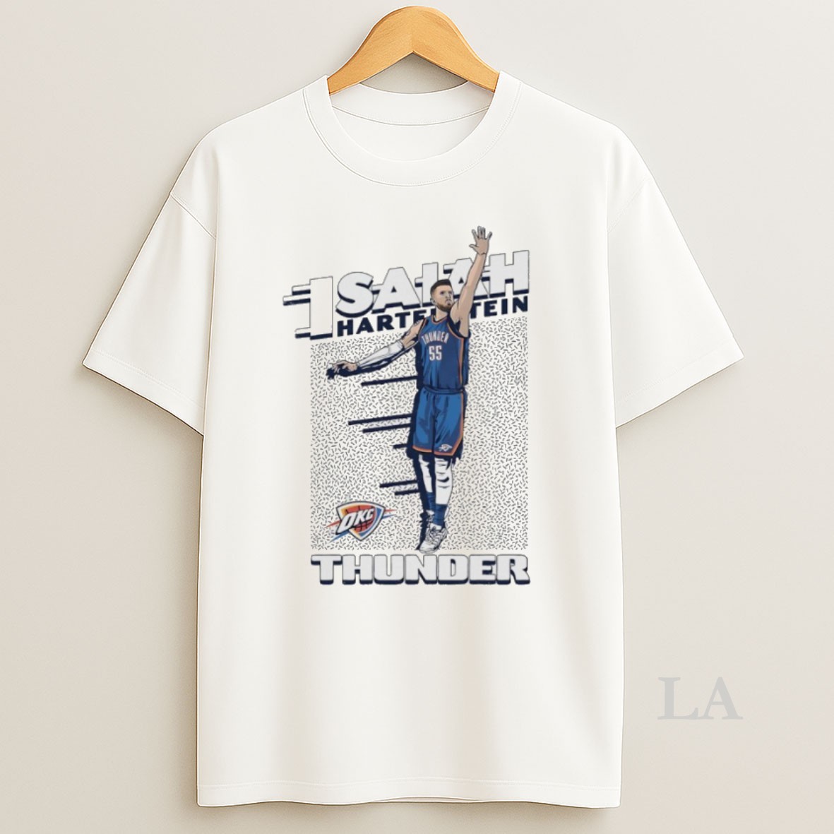 Original Isaiah Hartenstein Oklahoma City Thunder Player Graphic Shirt