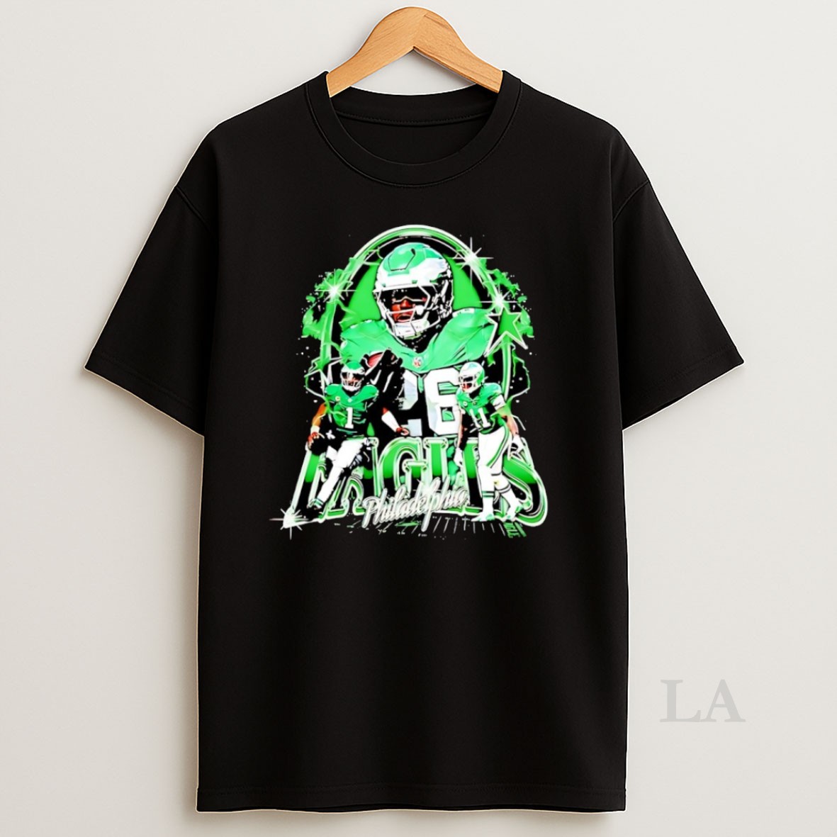 Original Jalen Hurts And Saquon Barkley Aj Brown Philadelphia Eagles Nfl Graphic Shirt