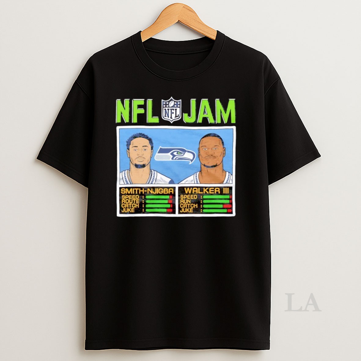 Original Jaxon Smith Njigba And Kenneth Walker Iii Seattle Seahawks Nfl Jam Shirt