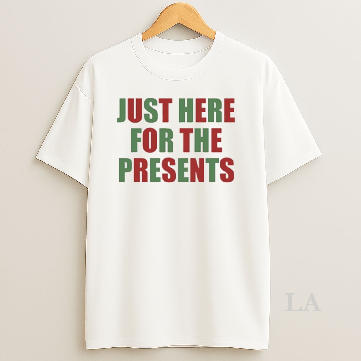 Original Just Here For The Presents Shirt