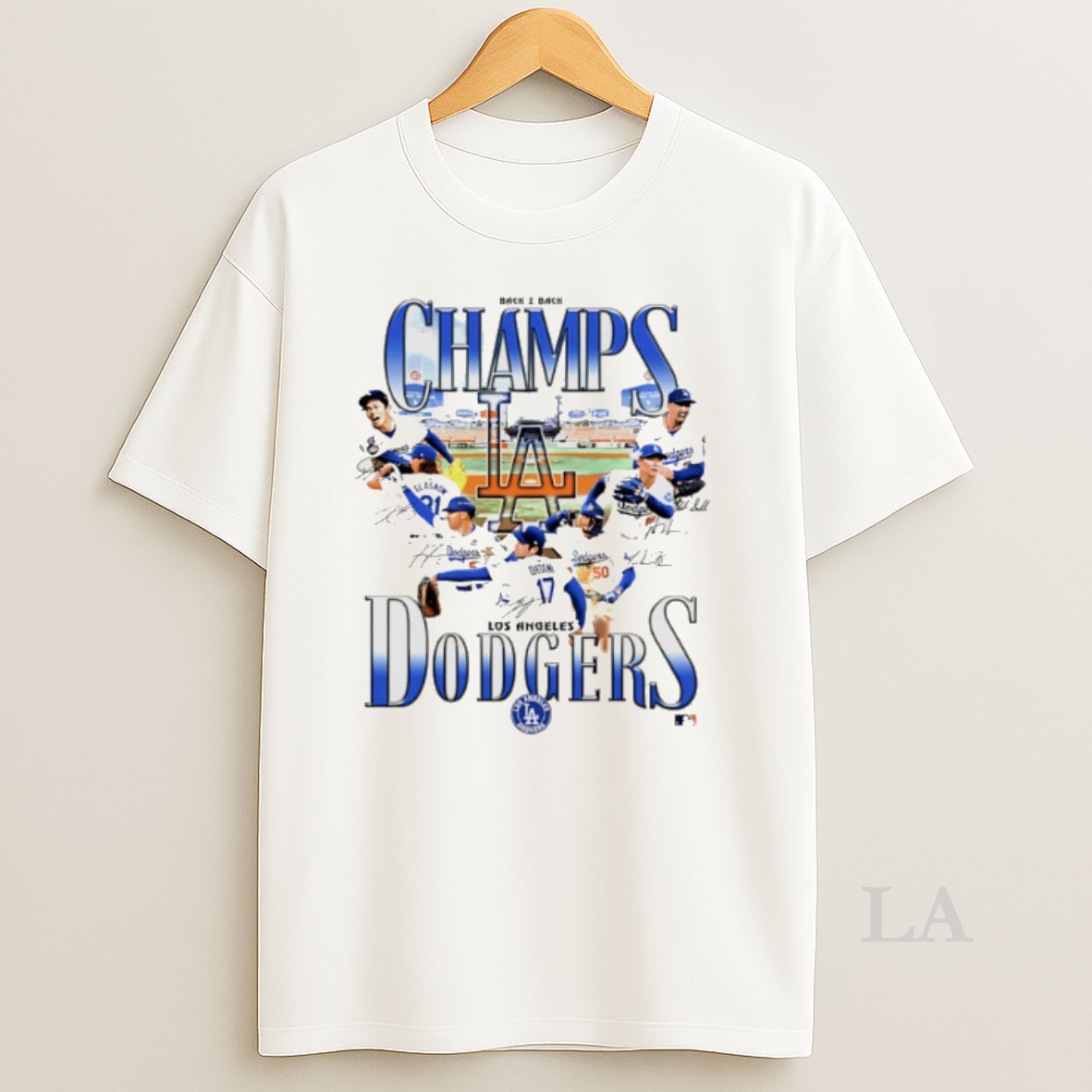 Original La Dodgers 2025 World Series Champions Back To Back Graphic Shirt