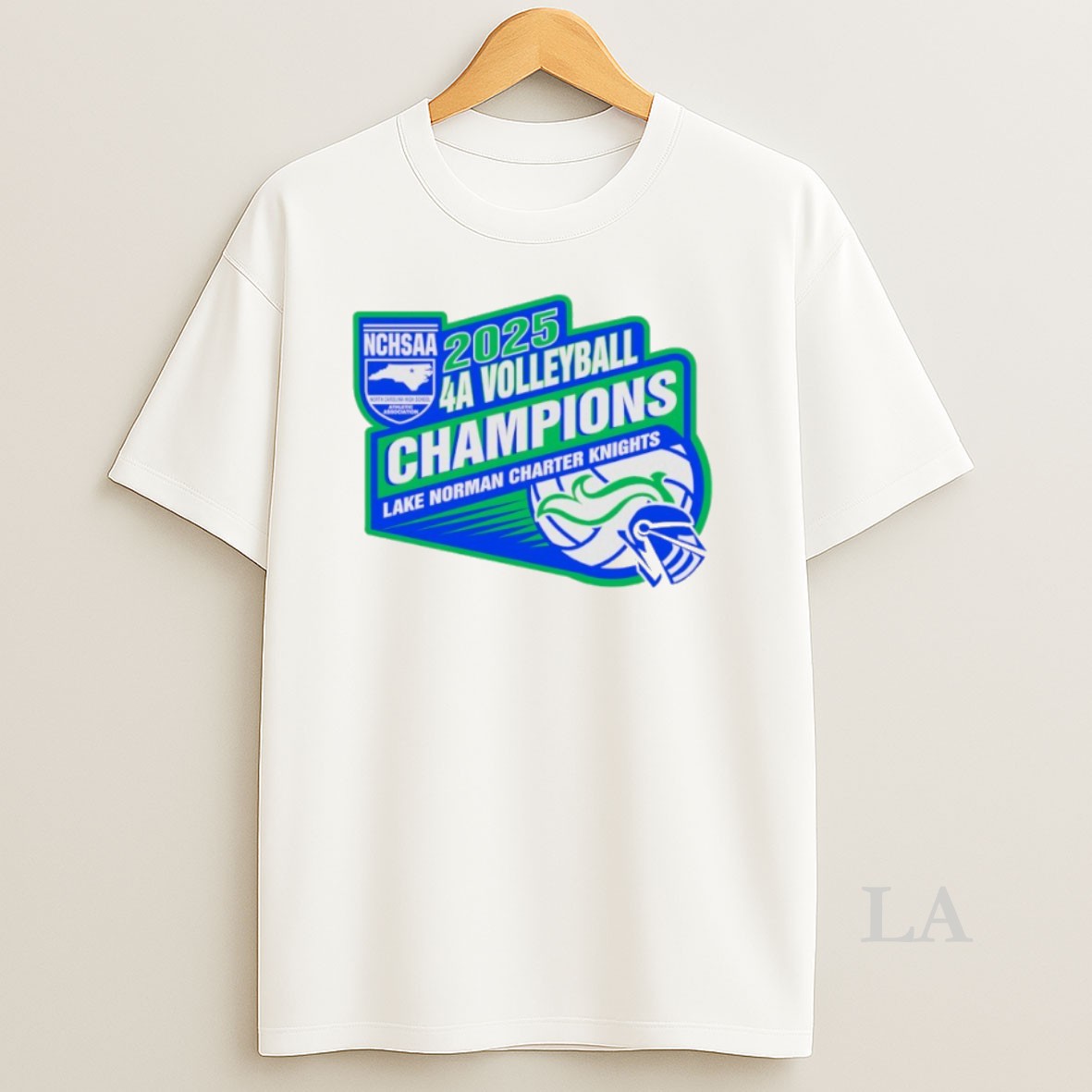 Original Lake Norman Charter Knights 2025 Nchsaa 4a Volleyball Champions Shirt