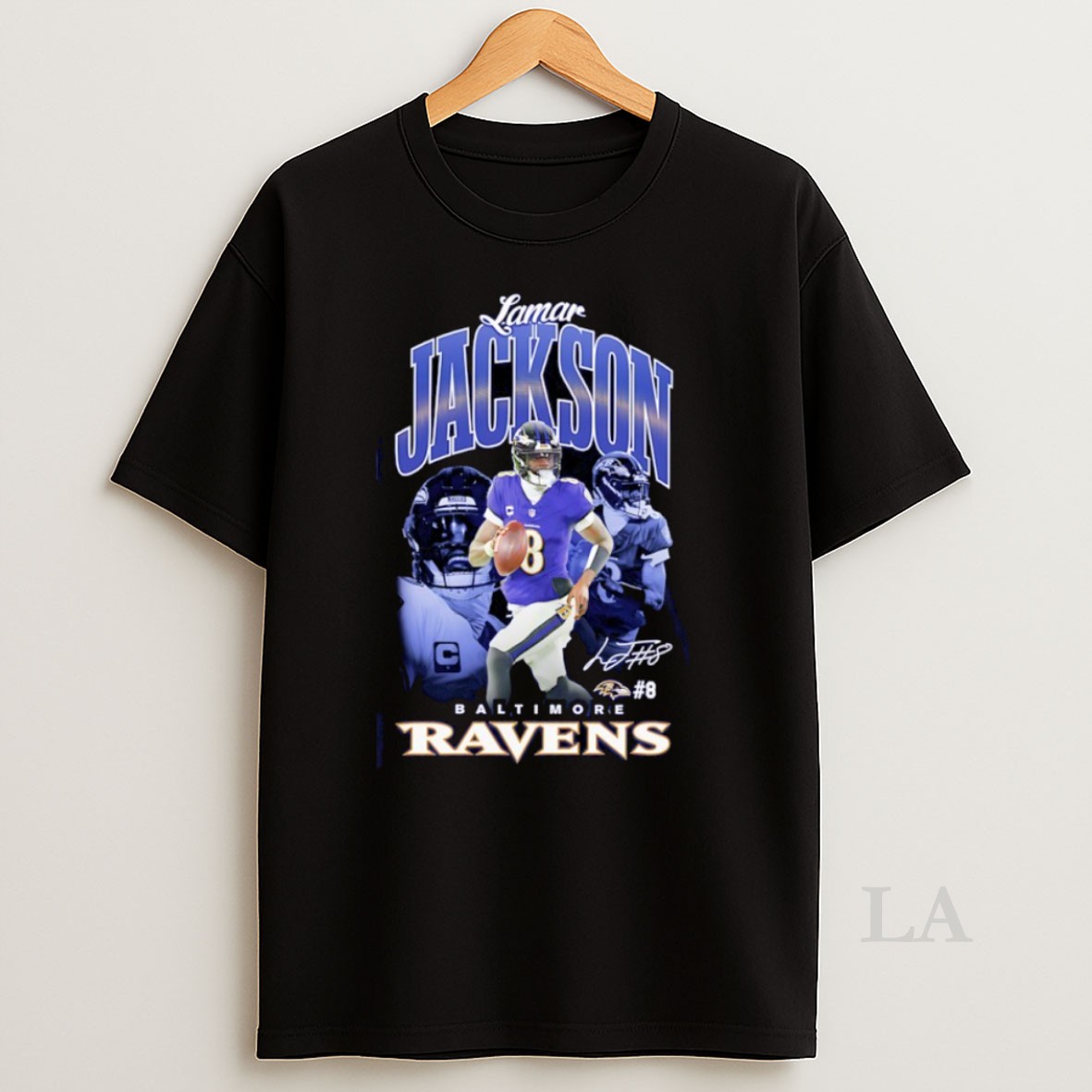 Original Lamar Jackson Baltimore Ravens Nfl 2025 Signature Shirt