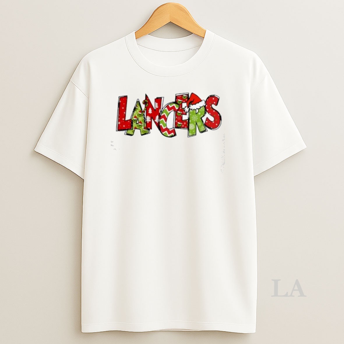 Original Lancers Grinch Christmas Text Shirt
