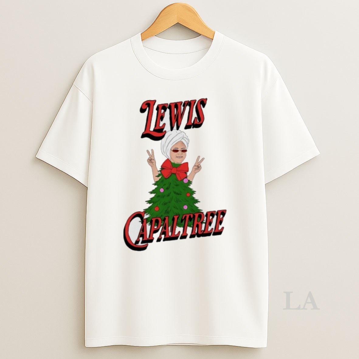 Original Lewis Capaltree Christmas Tree Shirt