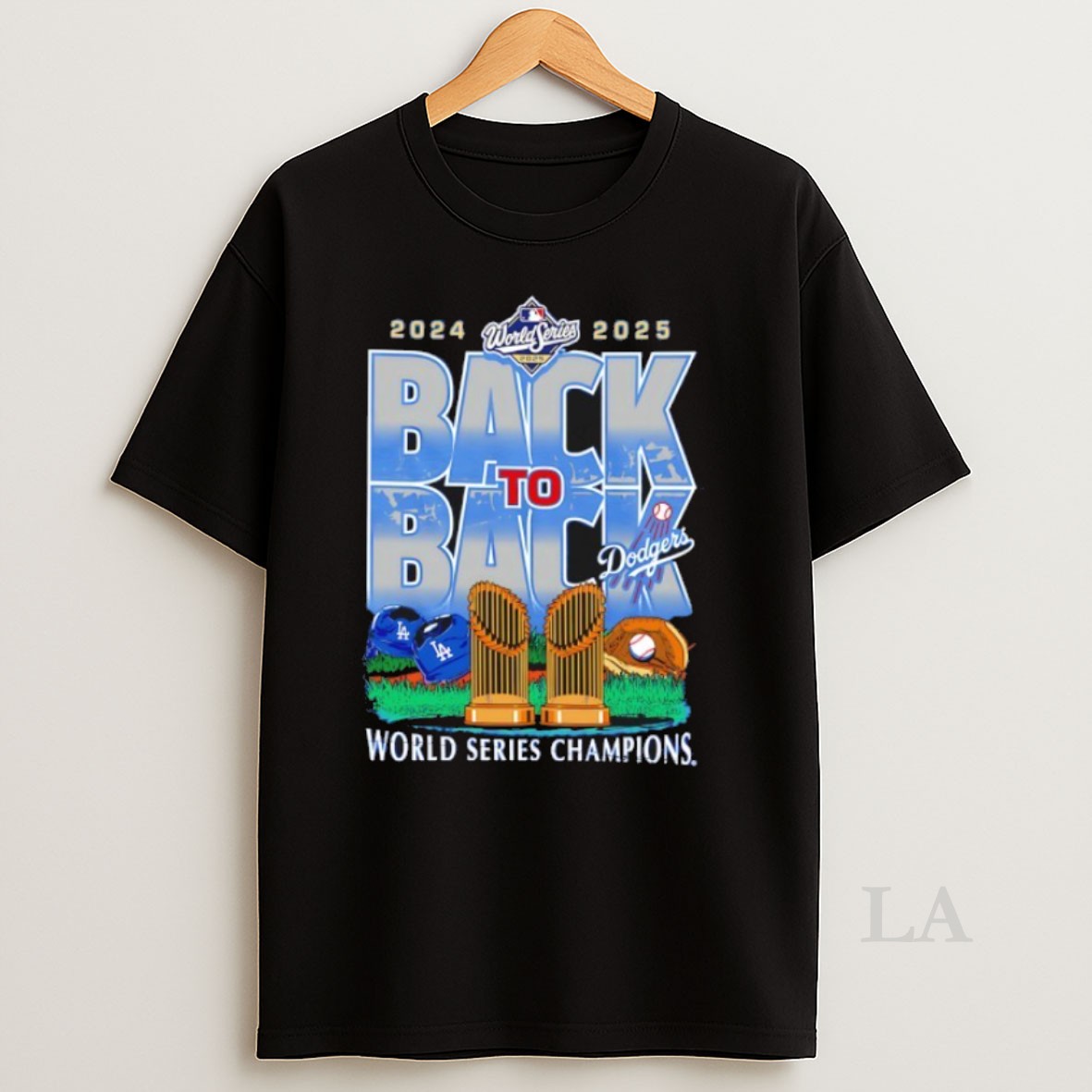 Original Los Angeles Dodgers 2024 2025 World Series Champions Back To Back Shirt