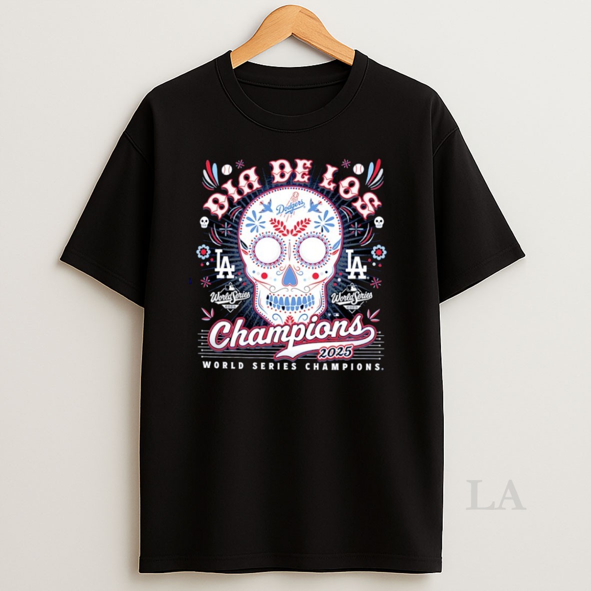 Original Los Angeles Dodgers 2025 World Series Champions Dia De Los Champions Shirt
