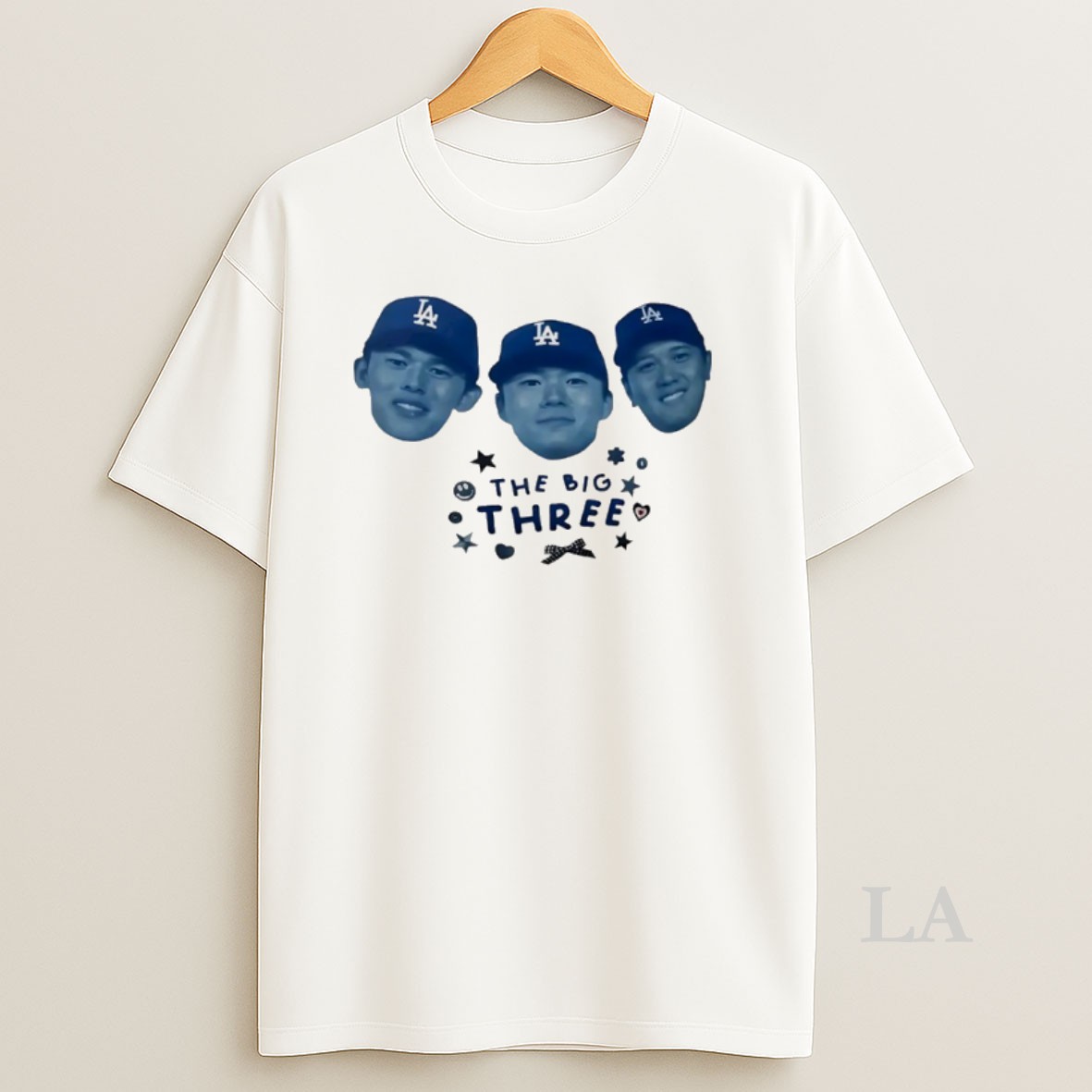 Original Los Angeles Dodgers Baseball The Big Three Shirt