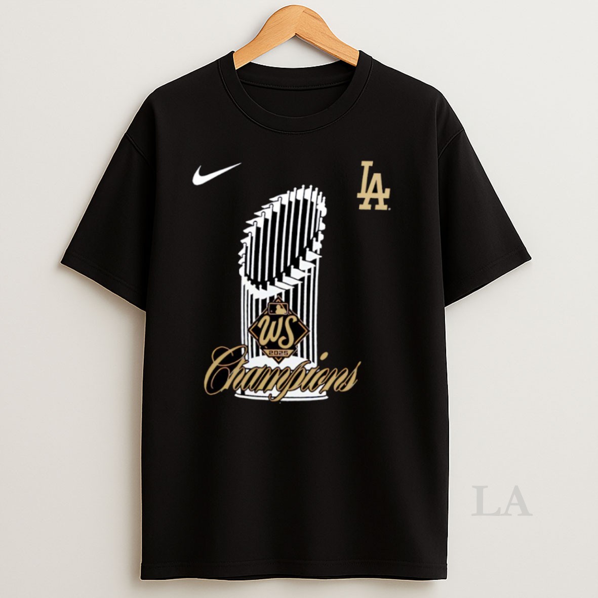 Original Los Angeles Dodgers Nike World Series Champions Trophy 2025 Shirt