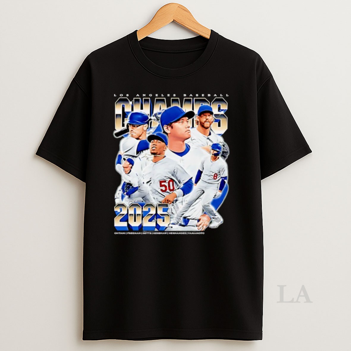 Original Los Angeles Dodgers Team Baseball Champions 2025 Graphic Shirt