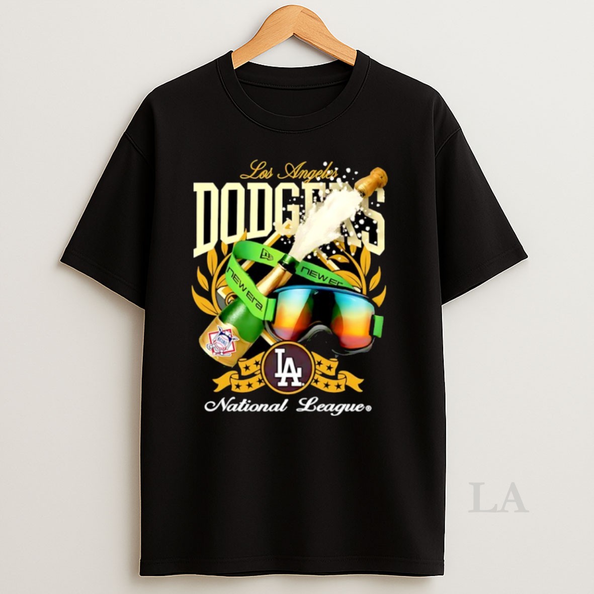 Original Los Angeles Dodgers World Series Champions 2025 Champagne And Goggles Shirt