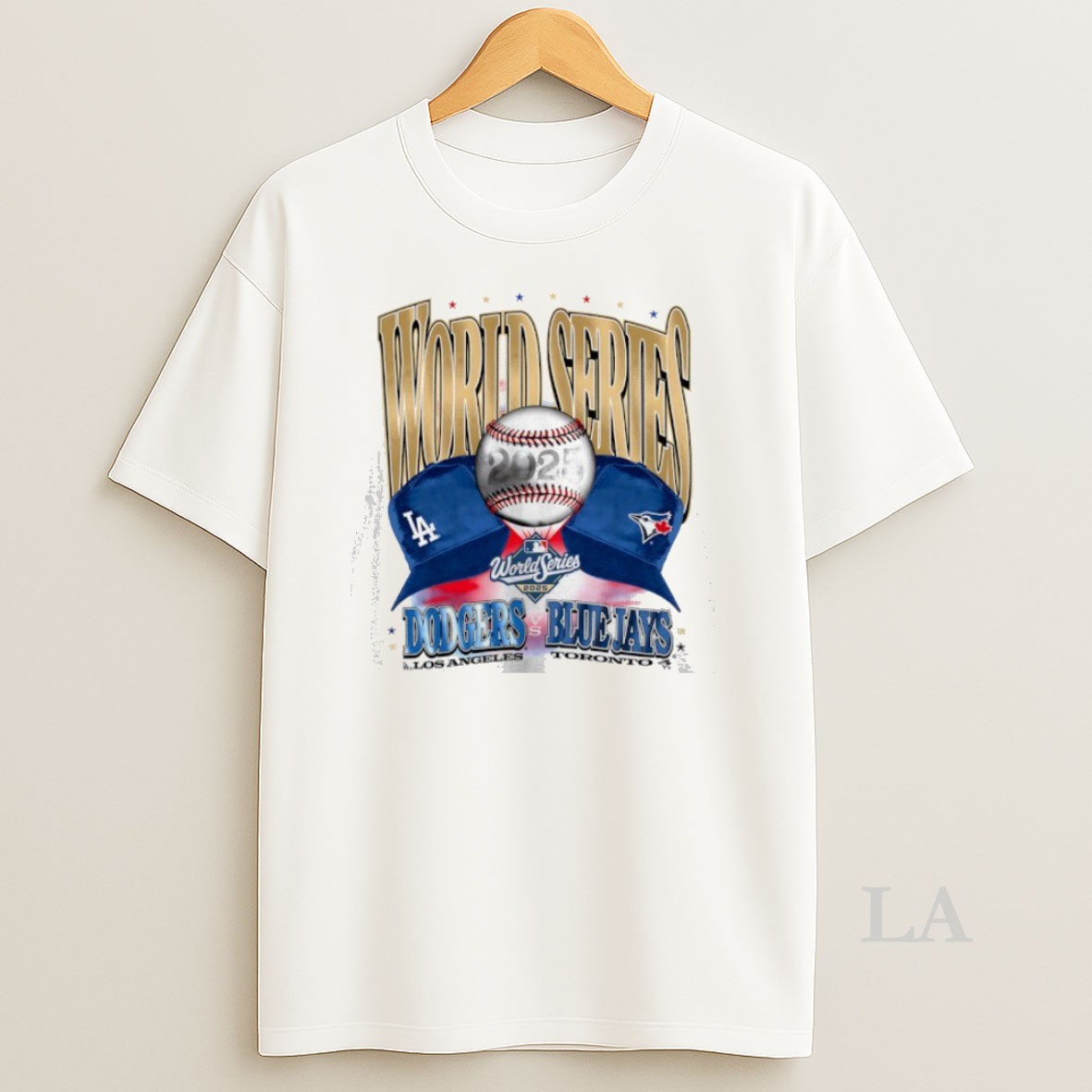 Original Los Angeles Dodgers Vs Toronto Blue Jays 2025 Mlb World Series Dueling Hats Shirt