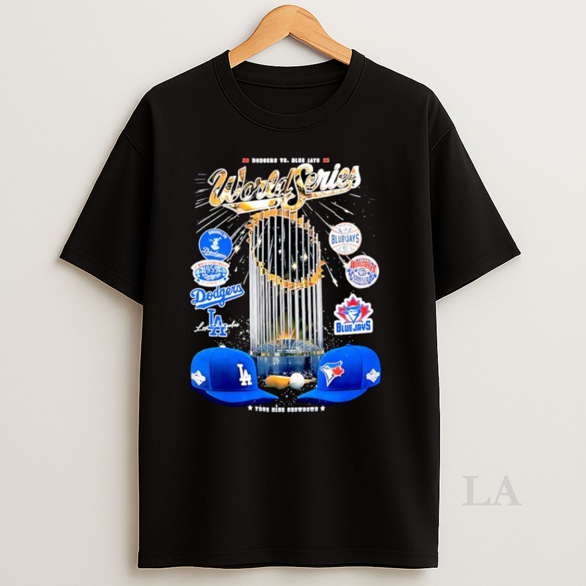 Original Los Angeles Dodgers Vs Toronto Blue Jays 2025 World Series Trophy Logo Shirt