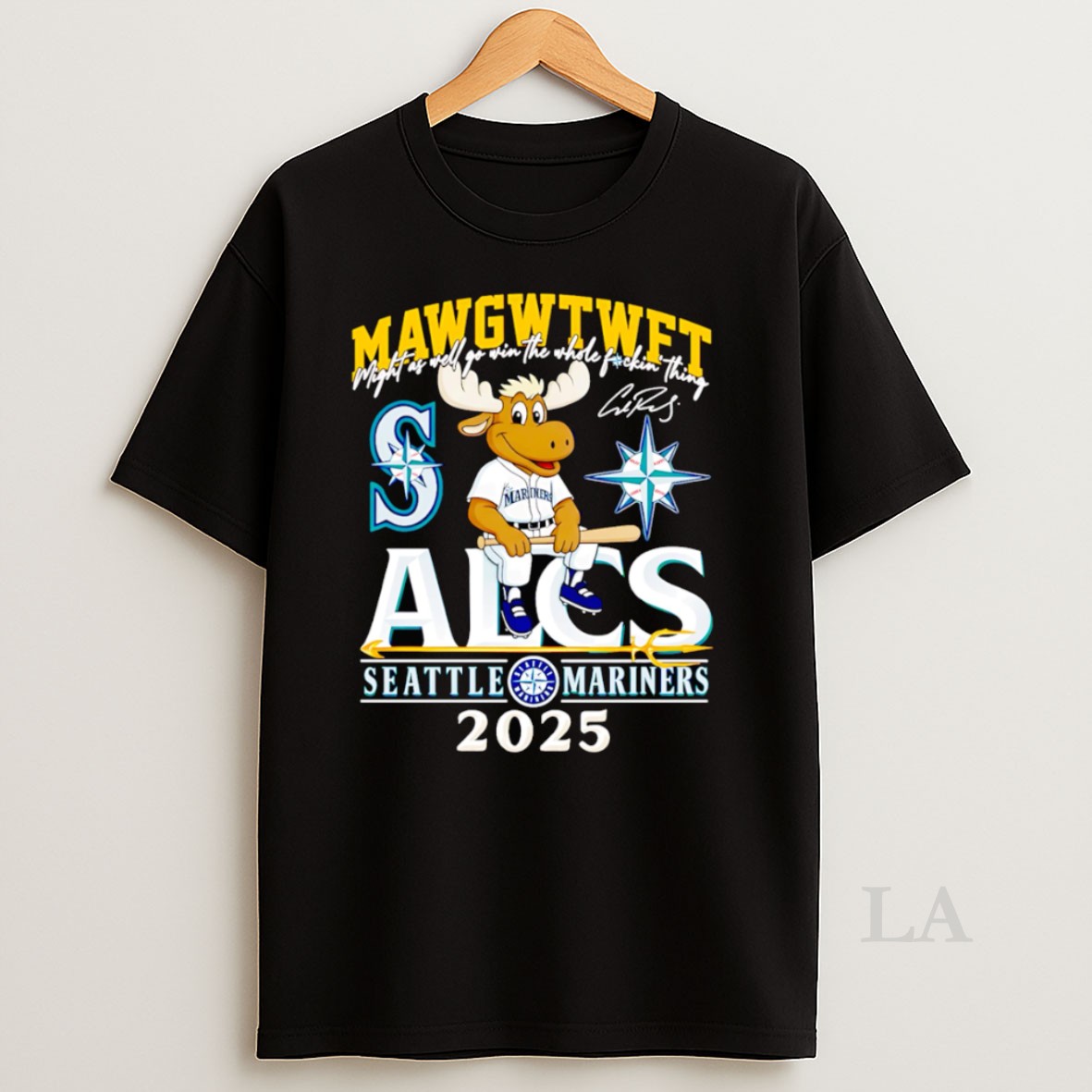 Original Mawgwtwft Alcs Seattle Mariners 2025 Mascot Shirt