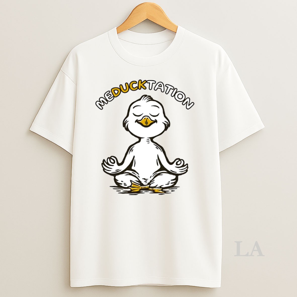 Original Meducktation Duck Yoga Circle Shirt