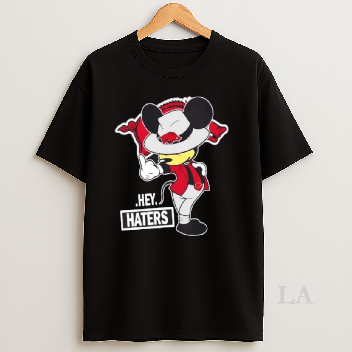 Original Mickey Hey Hater Arkansas Razorbacks Football Shirt