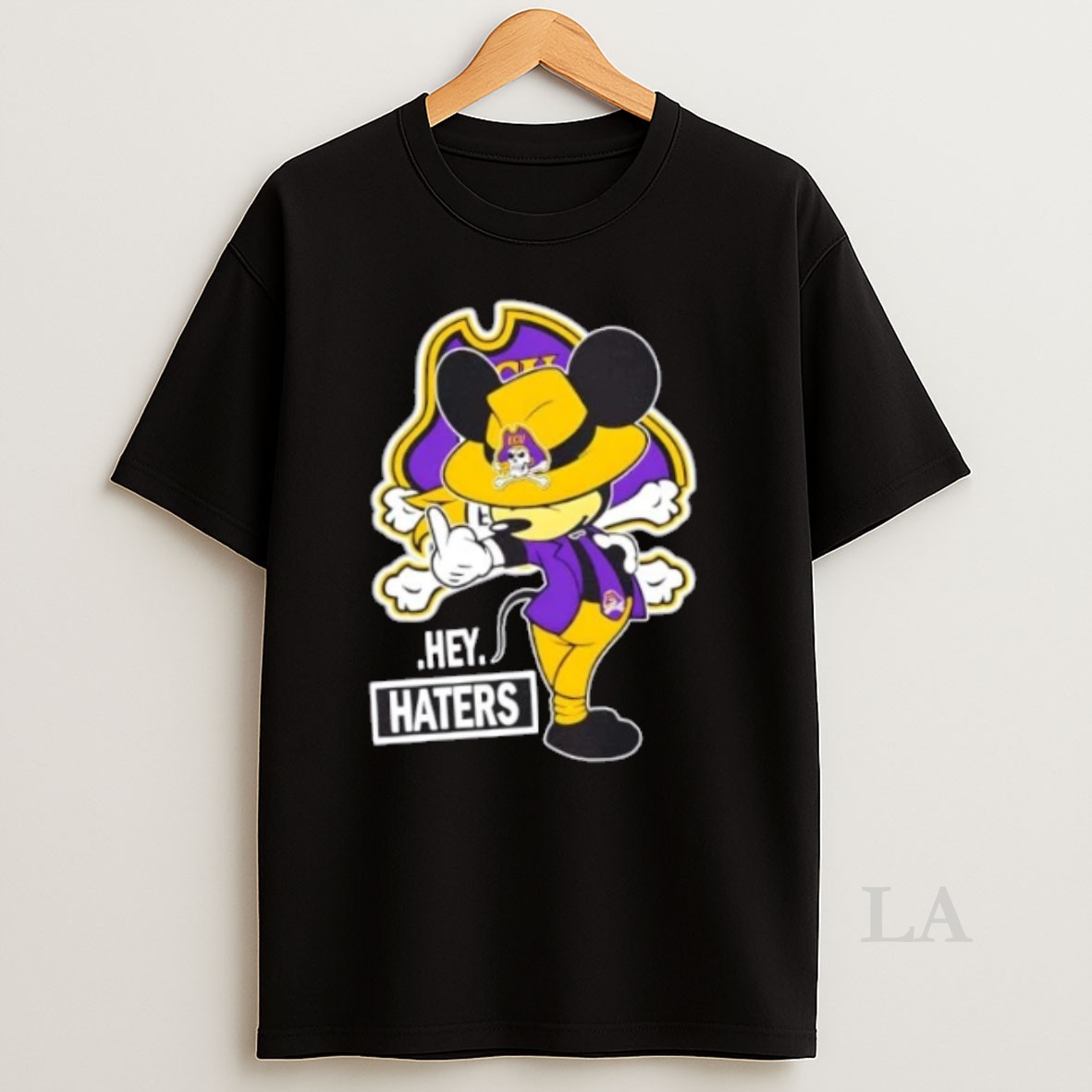 Original Mickey Hey Hater East Carolina Pirates Football Shirt
