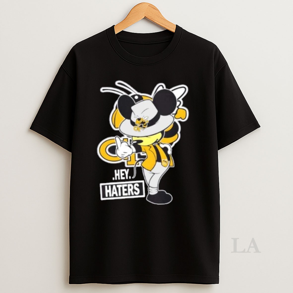 Original Mickey Hey Hater Georgia Tech Yellow Jackets Football Shirt