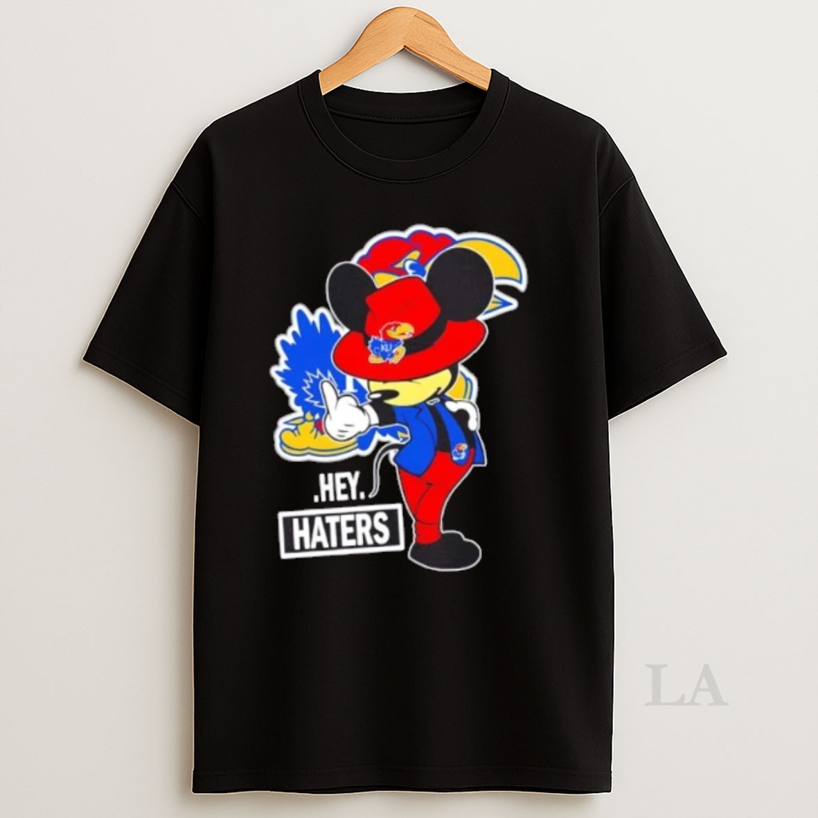 Original Mickey Hey Hater Kansas Jayhawks Football Shirt