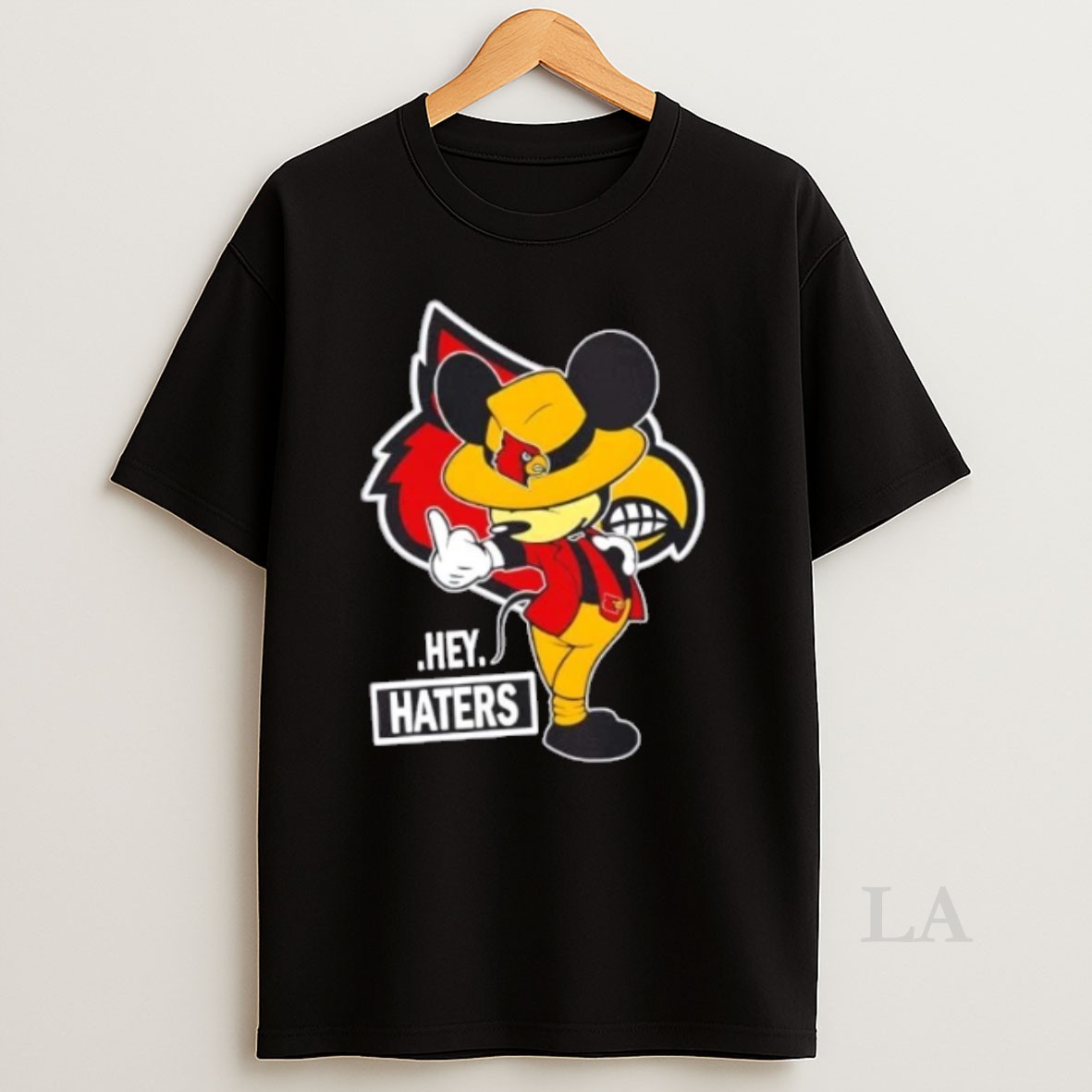 Original Mickey Hey Hater Louisville Cardinals Football Shirt