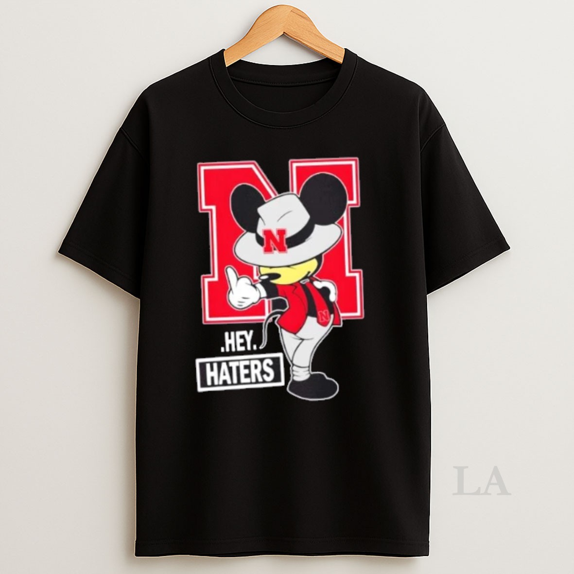Original Mickey Hey Hater Nebraska Cornhuskers Football Shirt