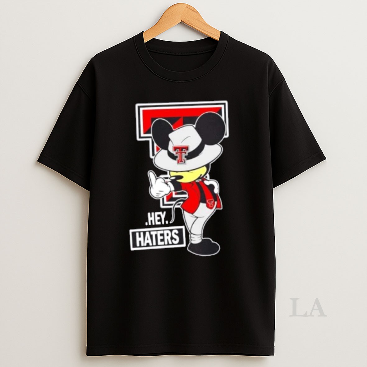 Original Mickey Hey Hater Texas Tech Red Raiders Football Shirt