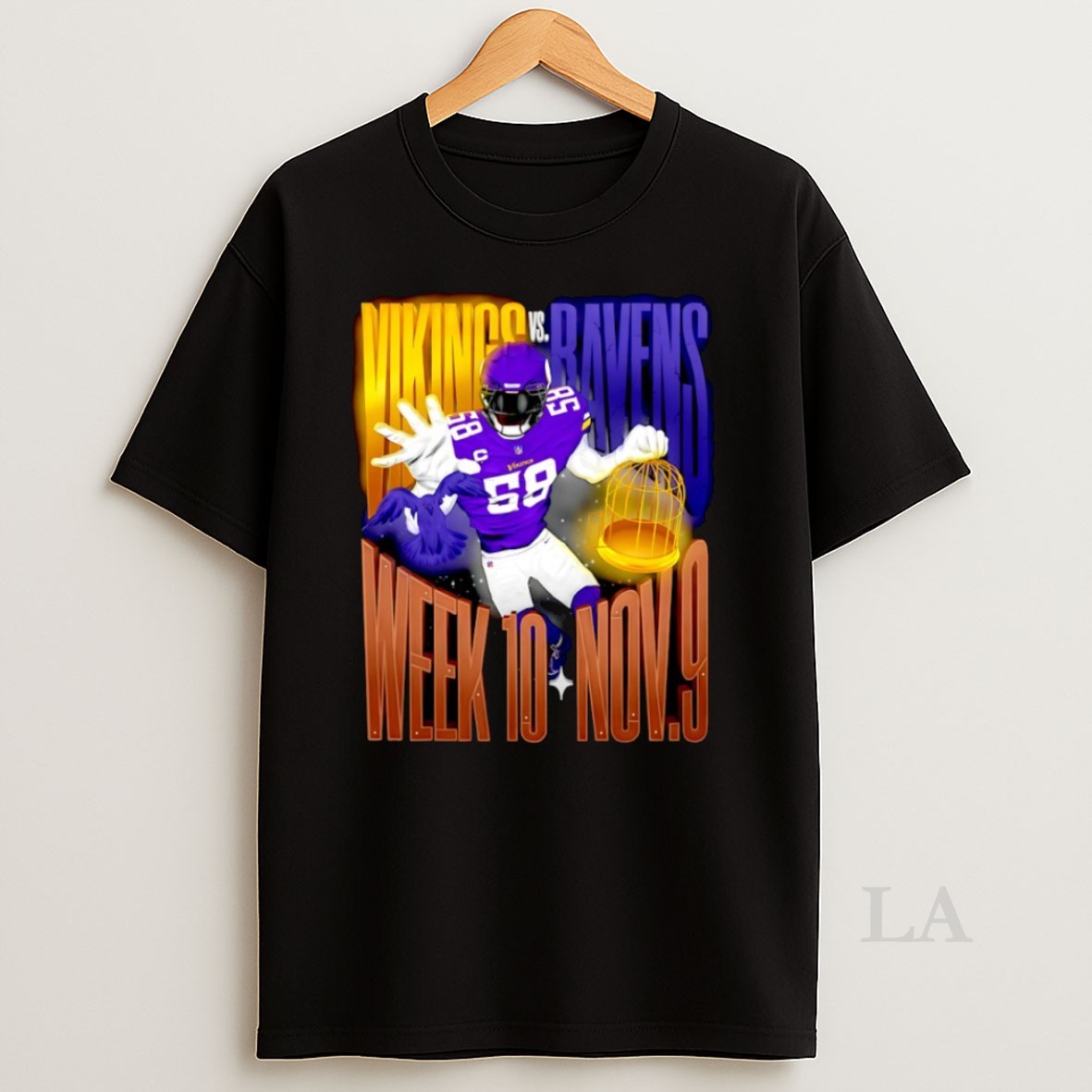 Original Minnesota Vikings Vs Baltimore Ravens Nfl Week 10 Shirt