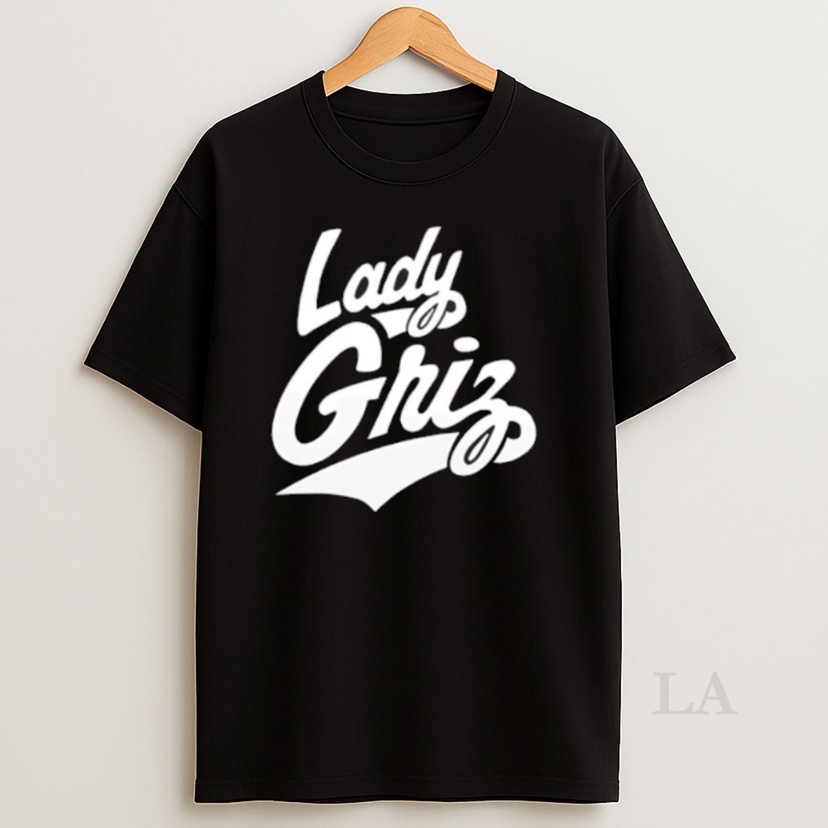 Original Montana Grizzlies Lady Griz Logo 2 Sided Shirt