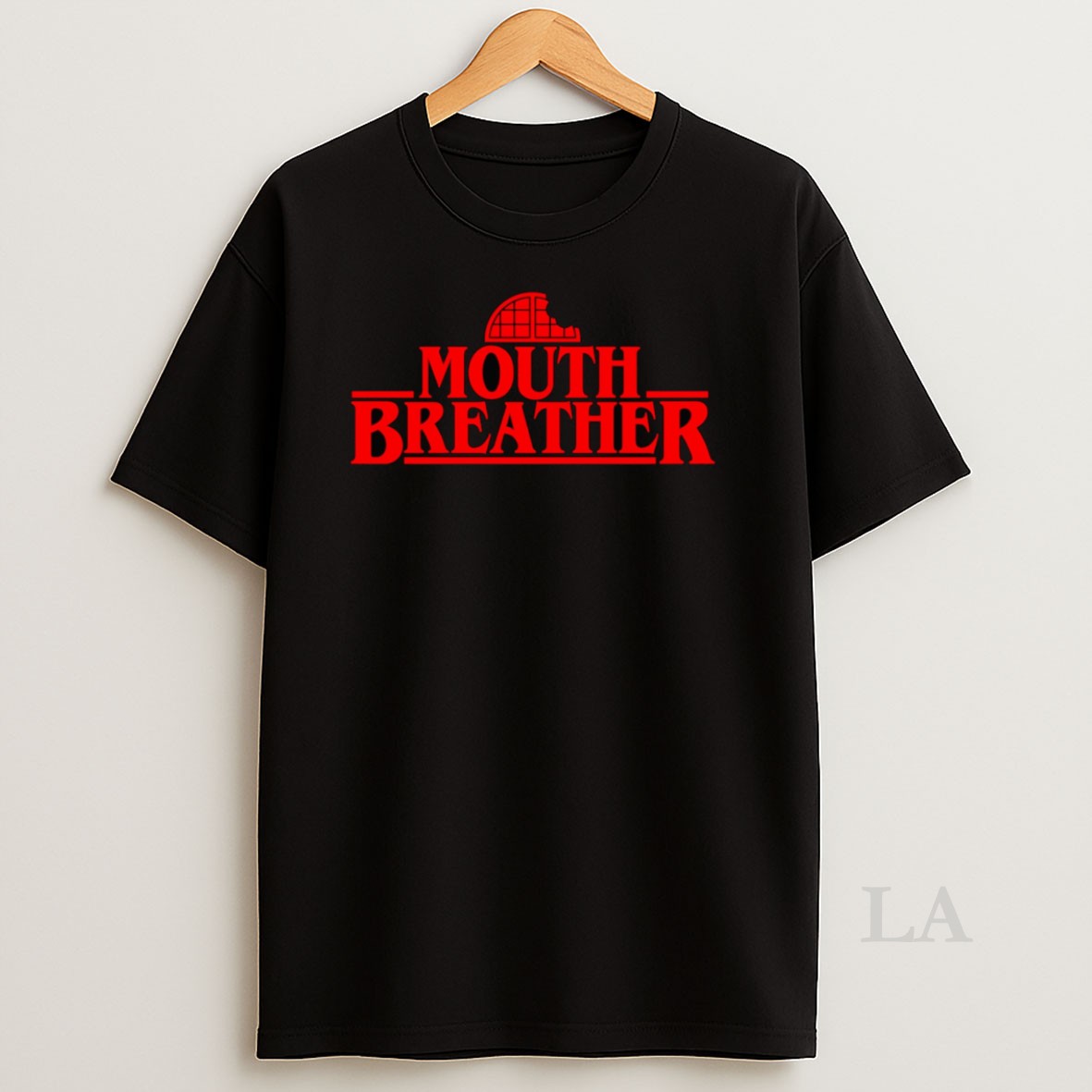 Original Mouth Breather With Waffle Stranger Things Shirt