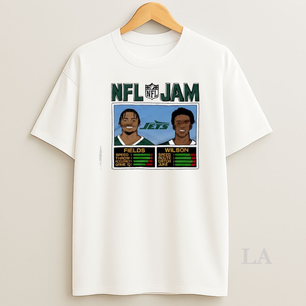 Original Nfl Jam Jets Fields And Wilson New York Jets Shirt