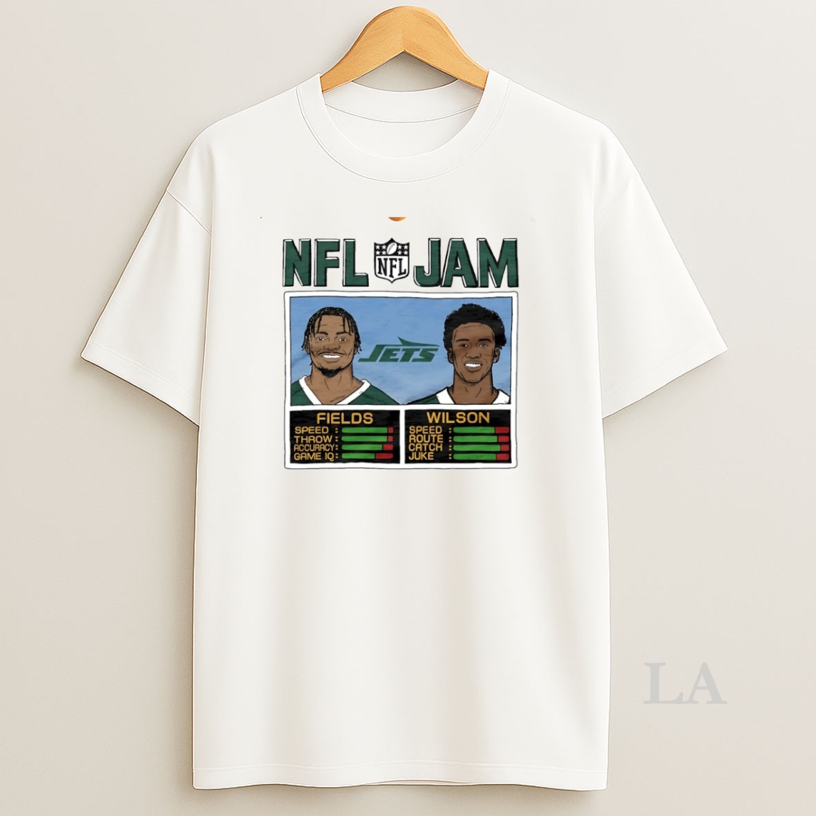 Original Nfl Jam New York Jets Justin Fields And Garrett Wilson Circle Shirt