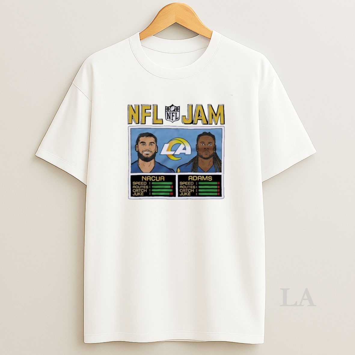 Original Nfl Jam Rams Nacua And Adams Shirt
