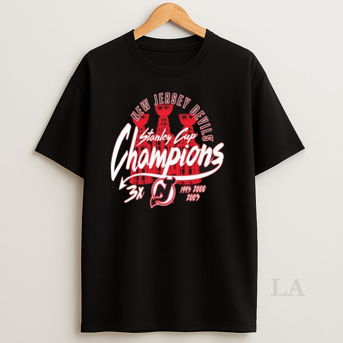 Original New Jersey Devils 3x Stanley Cup Champions Shirt