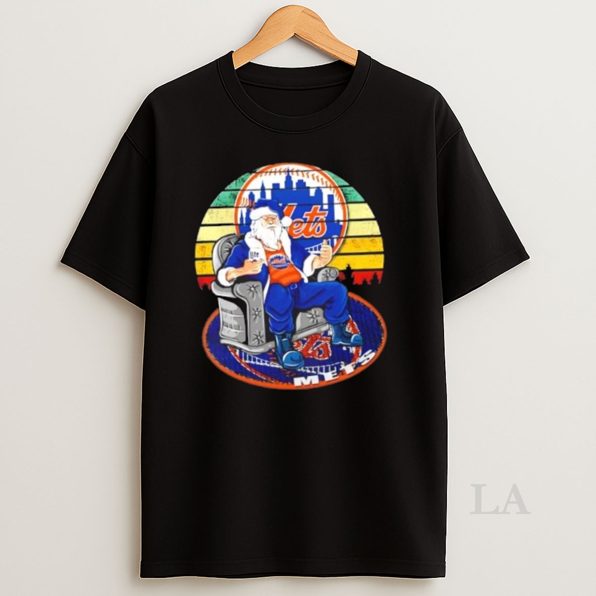 Original New York Mets X Santa Claus Christmas Vintage Shirt