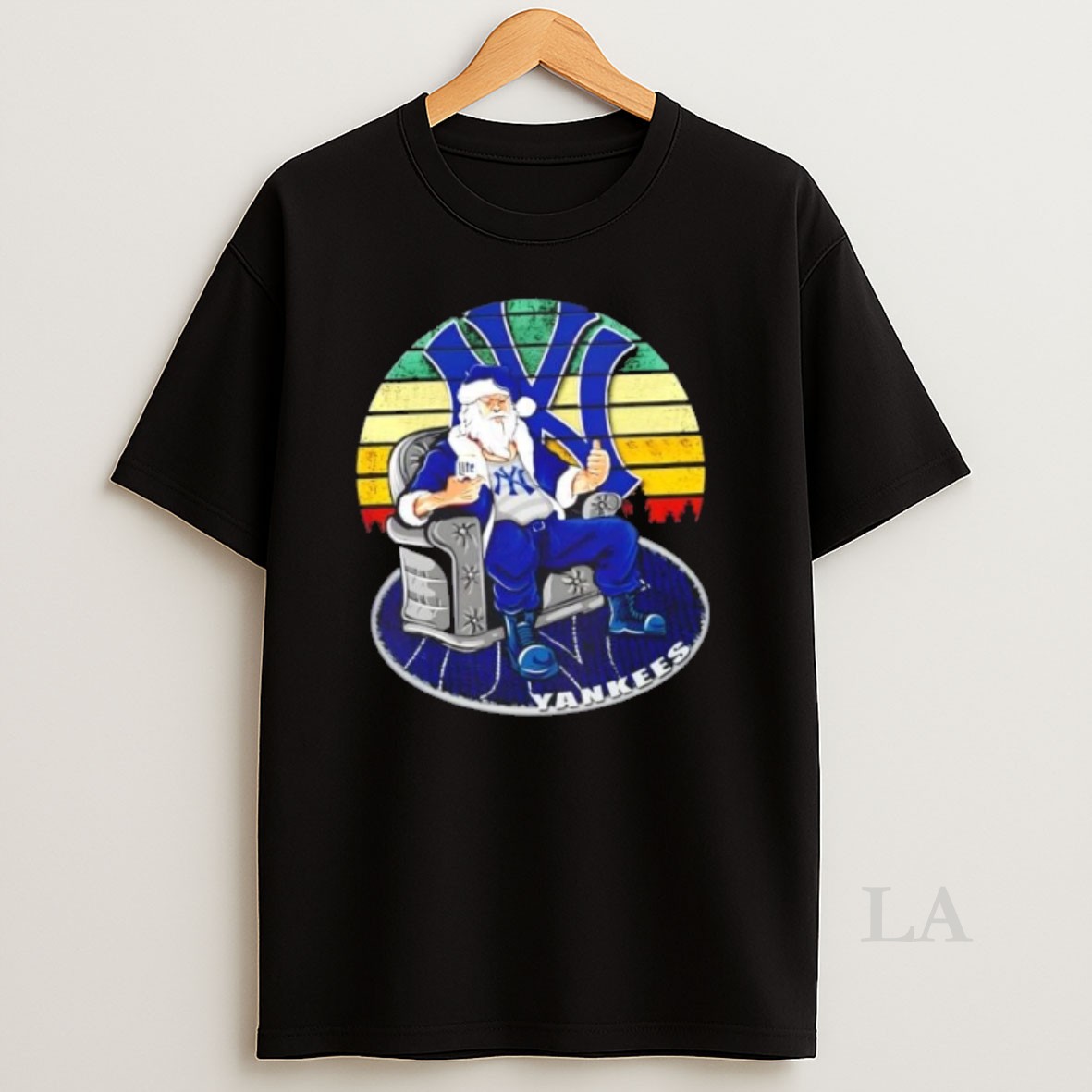 Original New York Yankees X Santa Claus Christmas Vintage Shirt