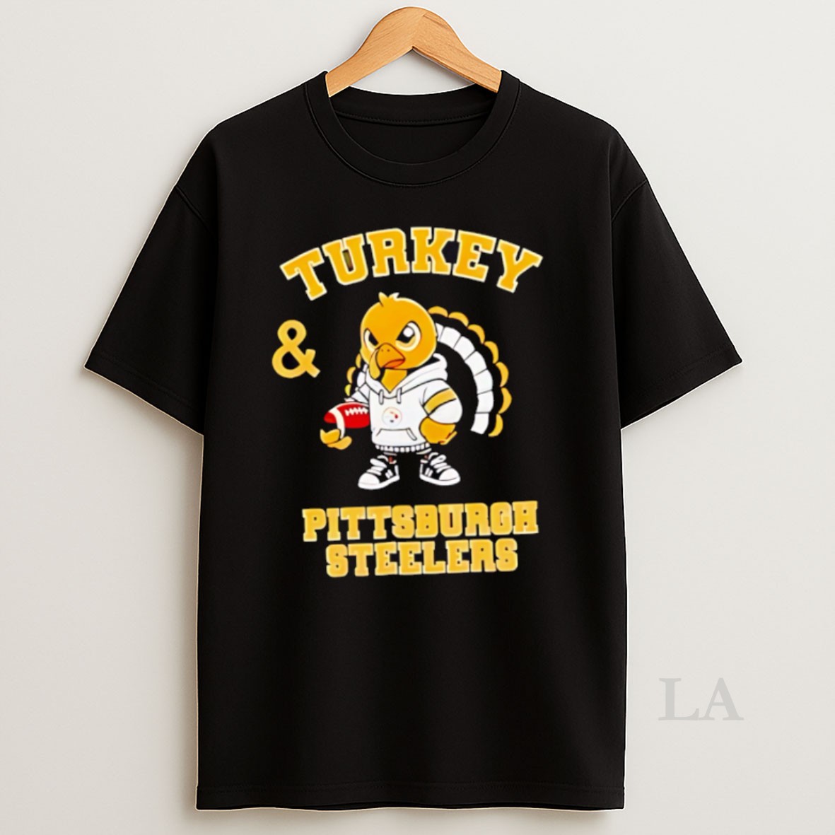 Original Nice Turkey And Pittsburgh Steelers Football Nfl Happy Thanksgiving Shirt