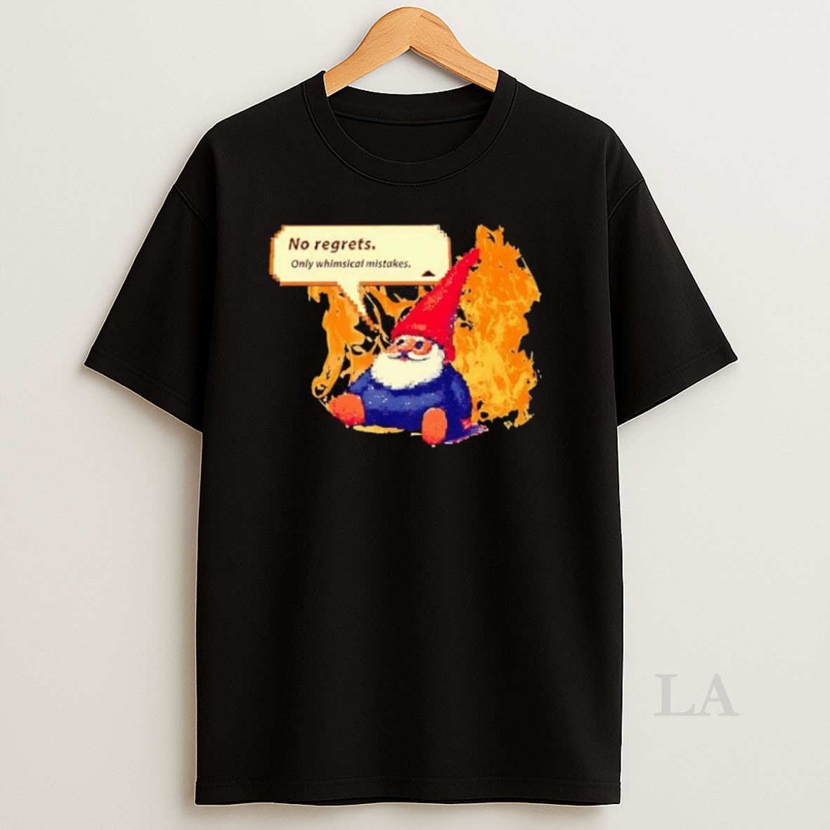 Original No Regrets Only Whimsical Mistakes Gnome Shirt