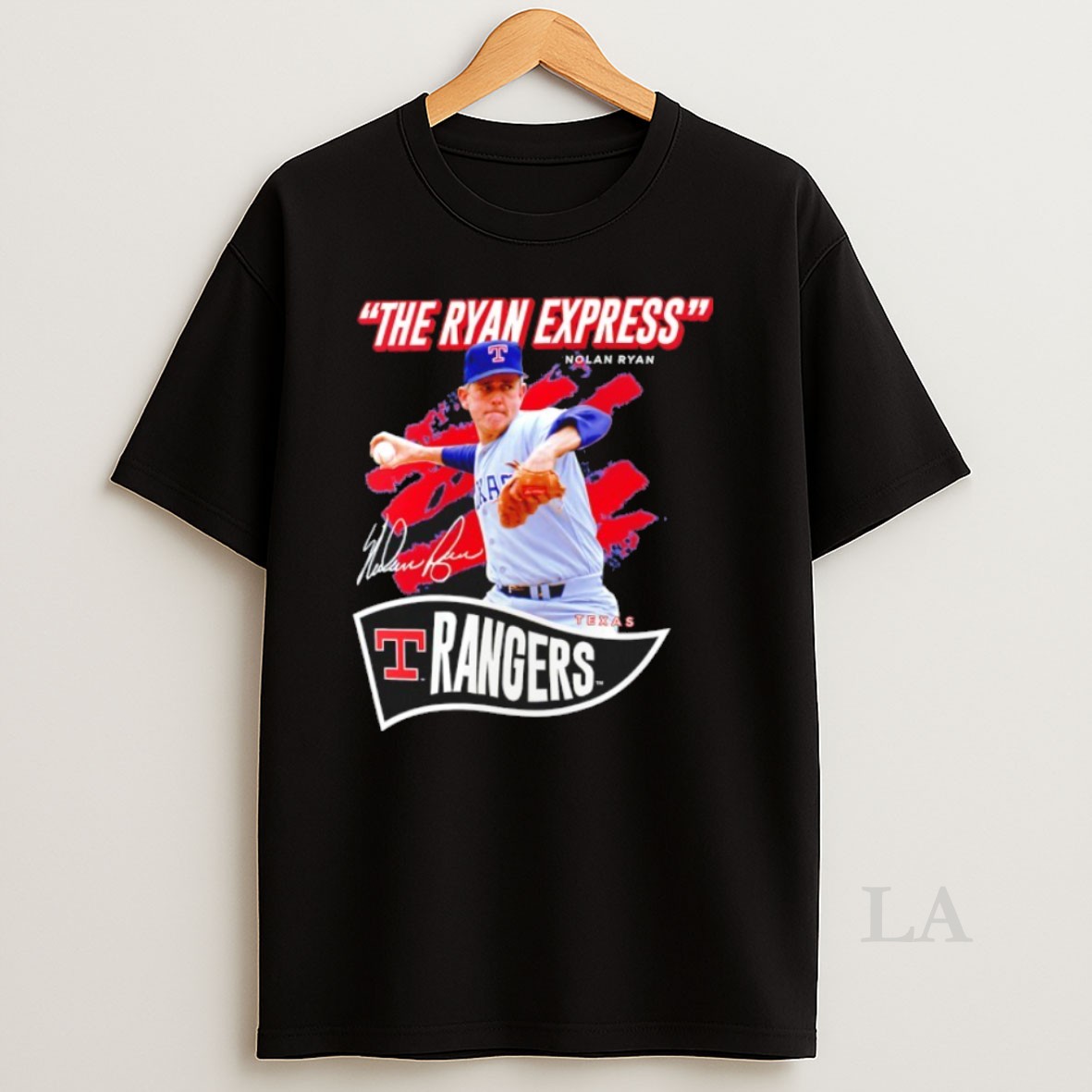 Original Nolan Ryan Texas Rangers Baseball The Ryan Express Signature Shirt